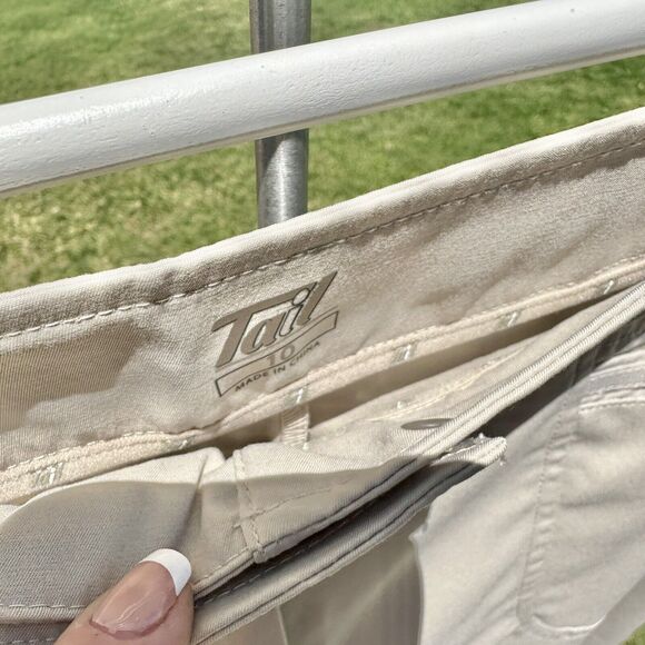 Tail Tech Women’s 17” Chino Golf ATHLEISURE Pedal Pusher Slant Pocket Size 10 - Picture 5 of 8